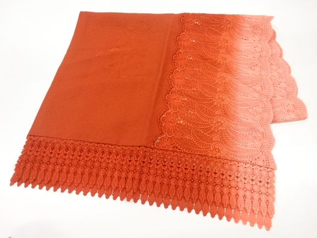 レース草花模様ショール